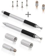 🖊️ the friendly swede 3-in-1 hybrid pen, capacitive fiber and fine point disc stylus: ultimate versatility and precision (2 pack) logo