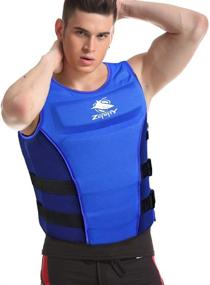 img 3 attached to 🏊 Жилет безопасности для плавания мужчин Zeraty: жилет с повышенной плавучестью для взрослых