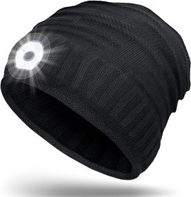 img 4 attached to Cozy & Stylish LED Beanie Hat Gifts: Perfect Stocking Stuffers for Men, Women, Christmas & Birthdays!
