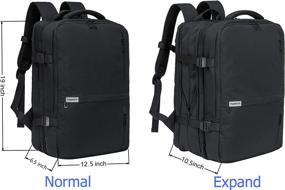 img 1 attached to 🎒 Ultimate Weekender Backpack: Expandable, Organized, and Travel-Approved!