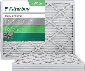 img 4 attached to Enhanced HVAC Air Filters by FilterBuy - 22X24X1 Pleated Furnace Filters