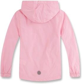 img 3 attached to M2C Boys' Hooded Windproof Windbreaker Jacket for Optimal Weather Protection