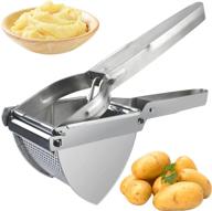 🥔 efficient stainless steel potato ricer and masher by aidoit - versatile tool for purees, juicing, and baby food logo