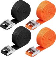 lashing straps buckle 660lbs orange material handling products logo