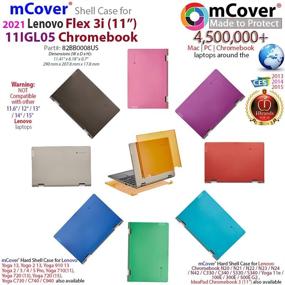 img 3 attached to MCover Compatible 11IGL05 Chromebook LEN Flex3I 11IGL05 Laptop Accessories