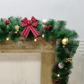 img 2 attached to TURNMEON Christmas Decoration Artificial Fireplace Seasonal Decor