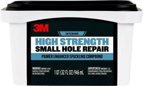 img 4 attached to 🛠️ 3M High Strength Small Hole Repair: Primer-Enhanced Spackling Compound - 32 oz. Power-packed Solution!