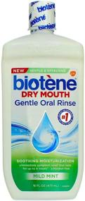 img 3 attached to 🤗 Biotene Dry Mouth Gentle Oral Rinse - Soothing Moisturization, Mild Mint Flavor - 16 fl oz (Pack of 2)