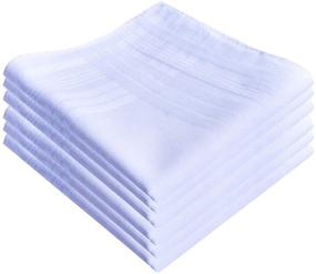 img 4 attached to 🧣 Classic Cotton Handkerchiefs – MemoryHanky Hankies for Better SEO