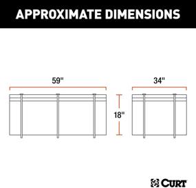 img 3 attached to 👜 Spacious and Convenient: CURT 18221 Extended Roof Rack Cargo Bag for All Your Travel Essentials