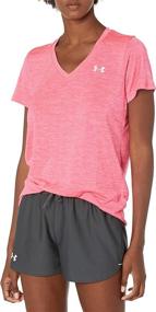 img 3 attached to 👕 Under Armour Women's V-Neck Twist Short-Sleeve Tech T-Shirt