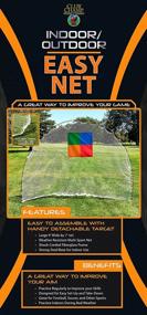 img 1 attached to 🏓 White Club Champ Easy Net, 8ft x 10ft, Ideal for Indoor and Outdoor Multi-Sport Activities