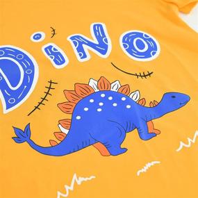 img 1 attached to 🦖 ZukoCert Toddler Crewneck Dinosaur KTS02 SET1 100 Boys' Clothing Sets - Stylish and Playful Outfits for Your Little Ones!