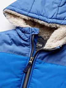 img 3 attached to 🧥 OshKosh B'Gosh Boys' Heavyweight Winter Jacket with Sherpa Lining: Stay Warm in Style!