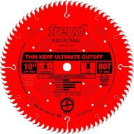 freud 10-inch x 80t thin kerf high performance cut-off blade (lu74r010) logo