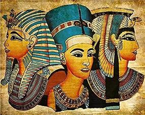 img 1 attached to 🔮 YUMEART 5D Diamond Painting: Ancient Egyptian Pharaoh Rhinestone Crafts