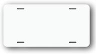 пустое номерное знак (1, белый): улучшенный seo-приятный автомобильный аксессуар логотип