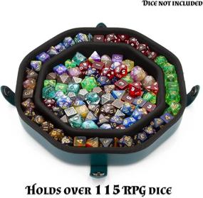 img 1 attached to 🎲 Organize and Protect Your Dice Games with the CASEMATIX Dice Tray Storage Case