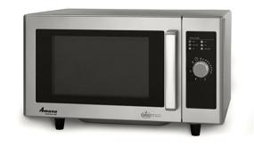 img 1 attached to 🔥 Amana RMS10DS Stainless Steel Light-Duty Commercial Microwave Oven - 1000 Watts, 120V with Dial Timer