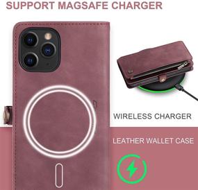 img 3 attached to Caseme Magnetic Wallet Case Designed For IPhone 12 Pro Max(6 Cell Phones & Accessories