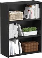 📚 furinno pasir open shelf: 3-tier americano storage solution logo