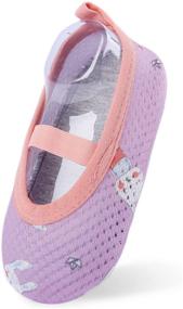 img 3 attached to 👧 Versatile Girls Slipper Socks: Unisex Slippers for Boys' Shoes & Comfy Slip-on Slippers
