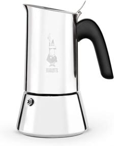 img 4 attached to ☕ Bialetti Venus Induction Stainless Steel Stovetop Espresso Coffee Maker - Suitable for All Hobs, 6 Cups (7.9 Oz), Silver