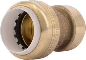 img 4 attached to PVC SharkBite Fitting UIP4016A 0.75 inch X 0.75 inch CTS, Connector for Copper, PEX, CPVC, HDPE or PE-RT Water Line - Ideal for Potable Water Systems
