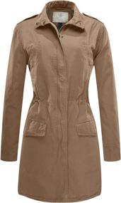 img 4 attached to Wenven Womens Cotton Jacket Classic Women's Clothing