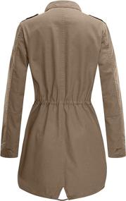 img 3 attached to Wenven Womens Cotton Jacket Classic Women's Clothing