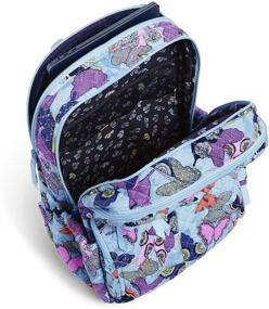 img 3 attached to 🎒 Большой рюкзак Vera Bradley для женщин, изготовленный из хлопка - идеальная школьная сумка.