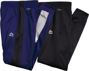 img 2 attached to RBX Boys' Sweatpants – Set of 🏻 4 Active Tricot Warm-Up Jogger Track Pants (Size: 5-20)