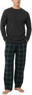 lapasa cotton flannel pants with pockets logo
