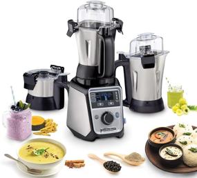 img 4 attached to 🥦 Hamilton Beach Professional Juicer Mixer Grinder: Commercial-Grade Power, Leakproof Jars, Advanced Electronics - 1400 Watt Motor, 120V (58770)