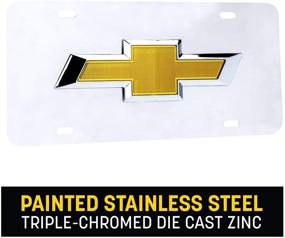 img 3 attached to 🚗 Enhance Your Chevrolet with the Pilot LP-011B Chrome 3D Plate