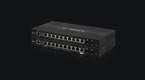 img 1 attached to Ubiquiti Networks EdgeRouter 12 - High-Performance 10-Port Gigabit Router with PoE Passthrough and Dual SFP Ports (ER-12)