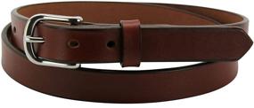 img 1 attached to Plain Harness Leather Belt Brown