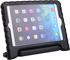 img 2 attached to 📱 TRELC Convertible Handle Stand Case for Apple iPad Mini / 2 / 1 - Black: Ultimate Protection and Versatile Accessibility