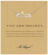 🏔️ adventure mountain friendship necklace - inspirational boys' jewelry logo