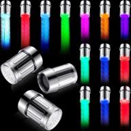 💡 vibrant color-changing led faucet light for kitchen and bathroom - 3 piece set (fixed led faucet) logo