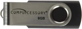 img 3 attached to 🔒 Черные USB-флешки с защитой паролем от Compucessory CCS26466