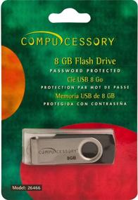 img 1 attached to 🔒 Черные USB-флешки с защитой паролем от Compucessory CCS26466