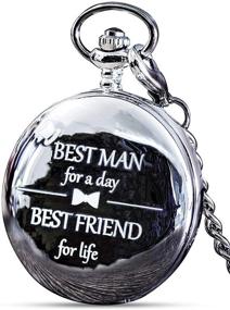 img 4 attached to 💍 Wedding Engraved Best Man Gifts