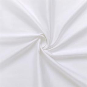img 1 attached to 🌙 MEETBILY 800 Thread Count White Cotton Body Pillowcase, Soft & Hypoallergenic Cover – Ideal for Adults & Pregnancy (21"x54")