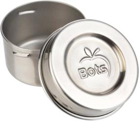 img 3 attached to 🍱 LunchBots Tiny Dips Condiment Containers - Set of 3 - Spill-Proof Portion Cups with Stainless Steel Lids - Compact Lunch Box Sauce Containers - 1.5oz Size - Dishwasher Safe