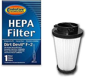 img 3 attached to 🔍 Enhanced EnviroCare HEPA Vacuum Filters for Dirt Devil Dynamite, Quickvac, Power Stick, and Power Reach Uprights - Type F2