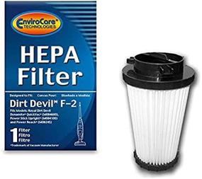 img 2 attached to 🔍 Enhanced EnviroCare HEPA Vacuum Filters for Dirt Devil Dynamite, Quickvac, Power Stick, and Power Reach Uprights - Type F2