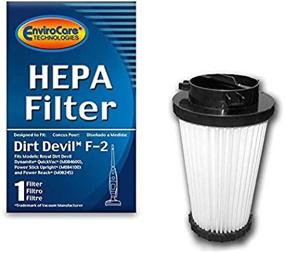 img 4 attached to 🔍 Enhanced EnviroCare HEPA Vacuum Filters for Dirt Devil Dynamite, Quickvac, Power Stick, and Power Reach Uprights - Type F2