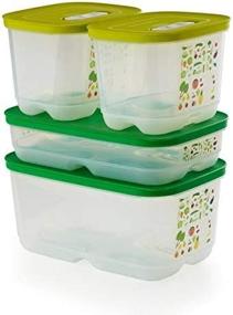 img 4 attached to 🍱 Tupperware Fridgesmart Container Set: The Latest 4-Piece Design for Ultimate Food Storage