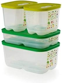 img 3 attached to 🍱 Tupperware Fridgesmart Container Set: The Latest 4-Piece Design for Ultimate Food Storage